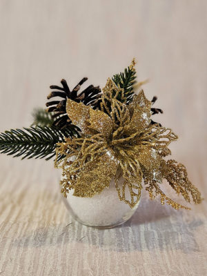 Photophore poinsettia or